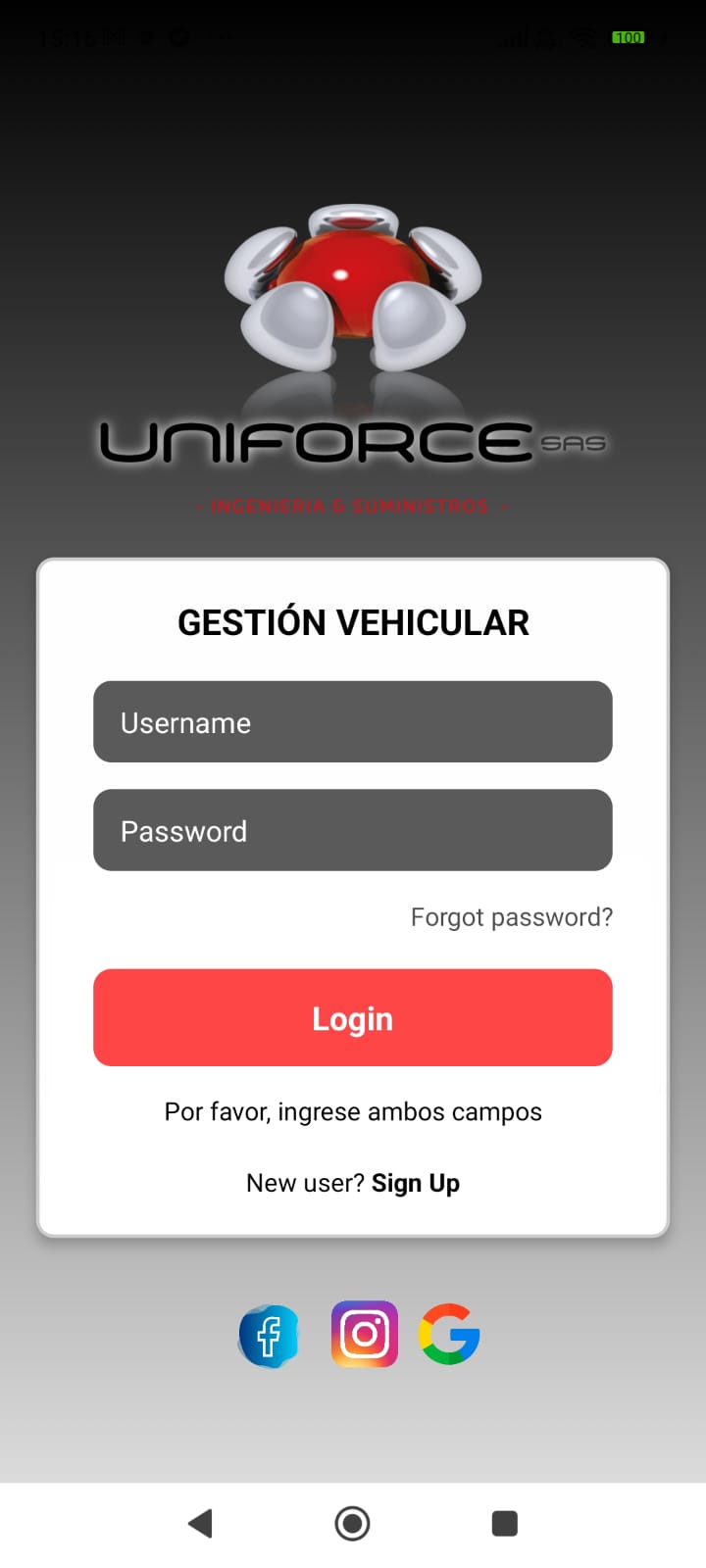 App UNIFORCE SAS